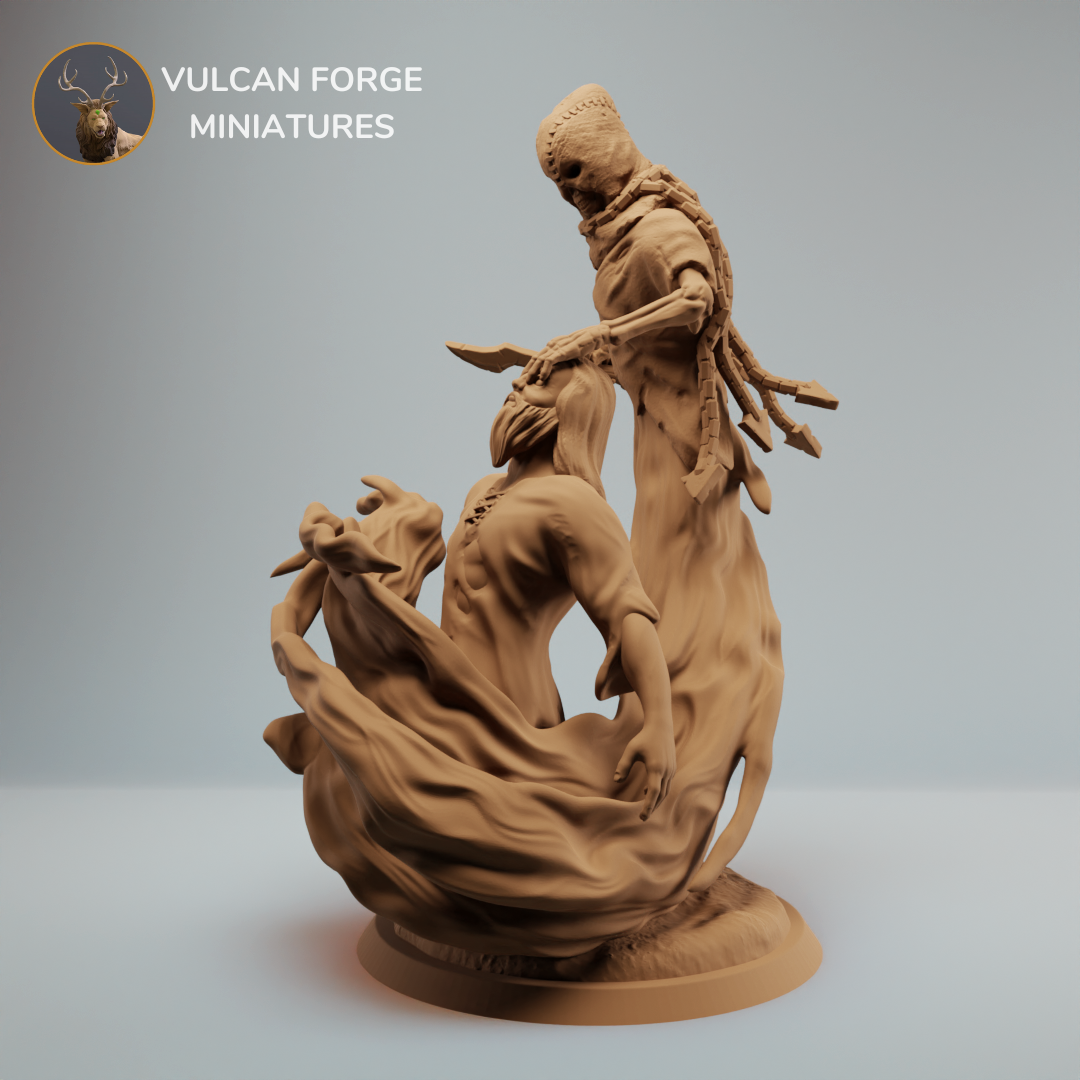 Executioner Geist undead skeleton wraith - pre supported